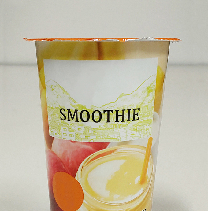 Visible Packaging of Smoothie