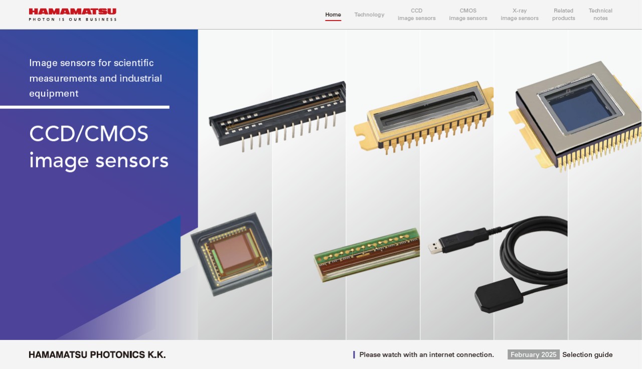 Selection guide / CCD/CMOS image sensors