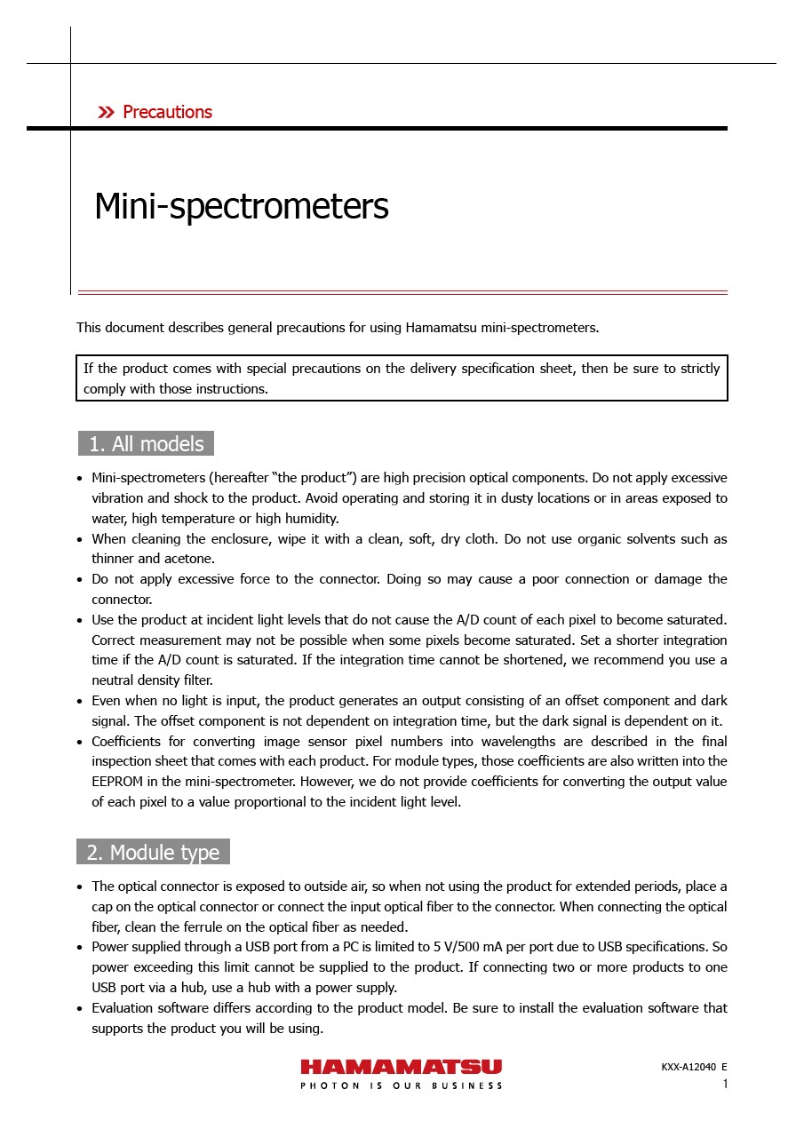 Microsoft Word - mini-spectrometers_KXX-A12040-ENG.docx