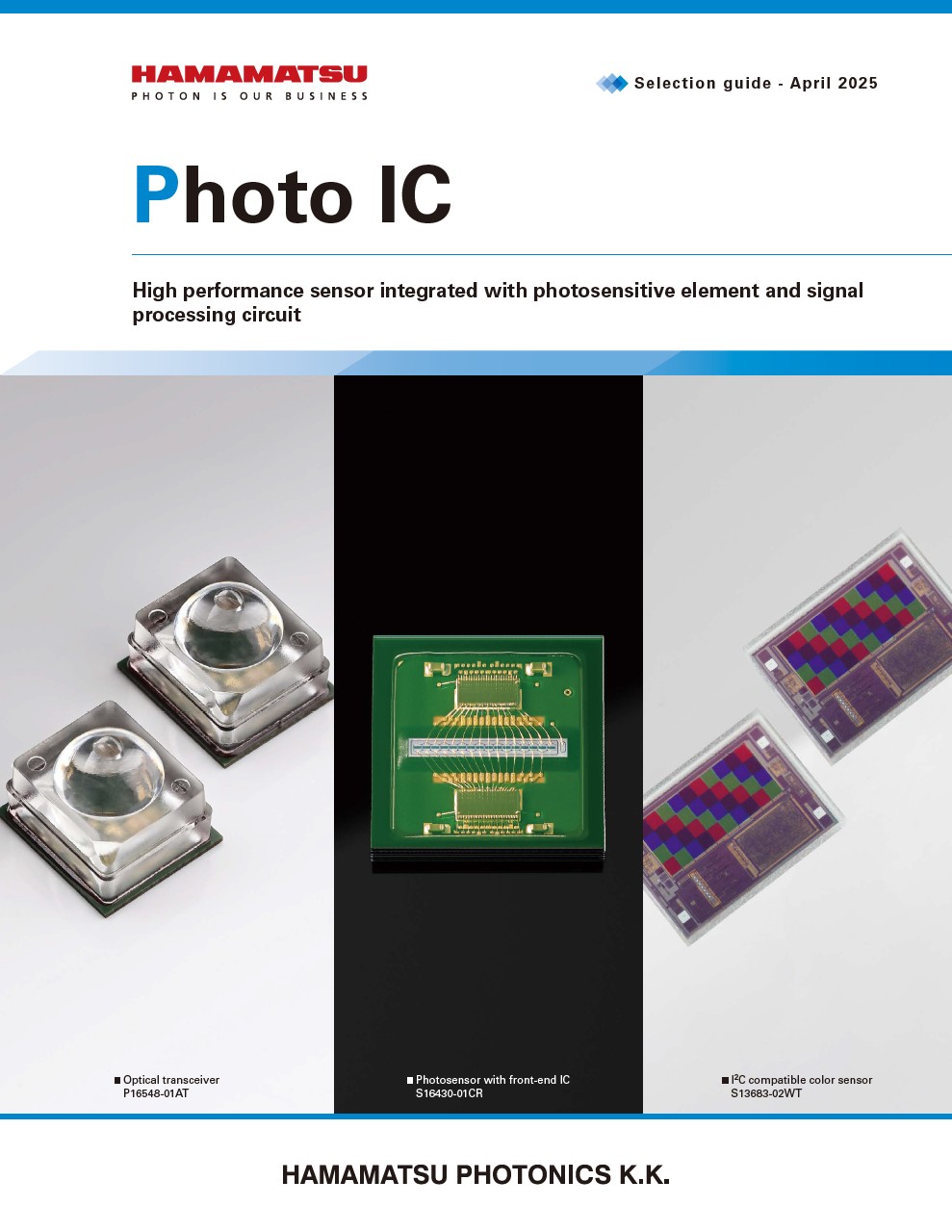 Selection guide / Photo IC