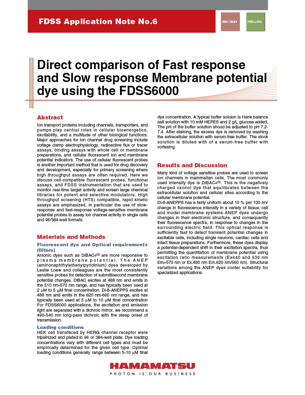 FDSS Application Note No.6