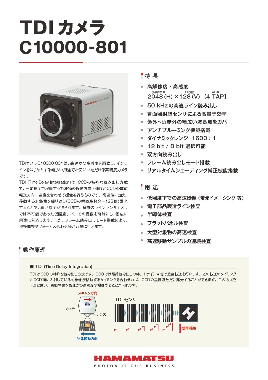 TDIカメラ C10000-801