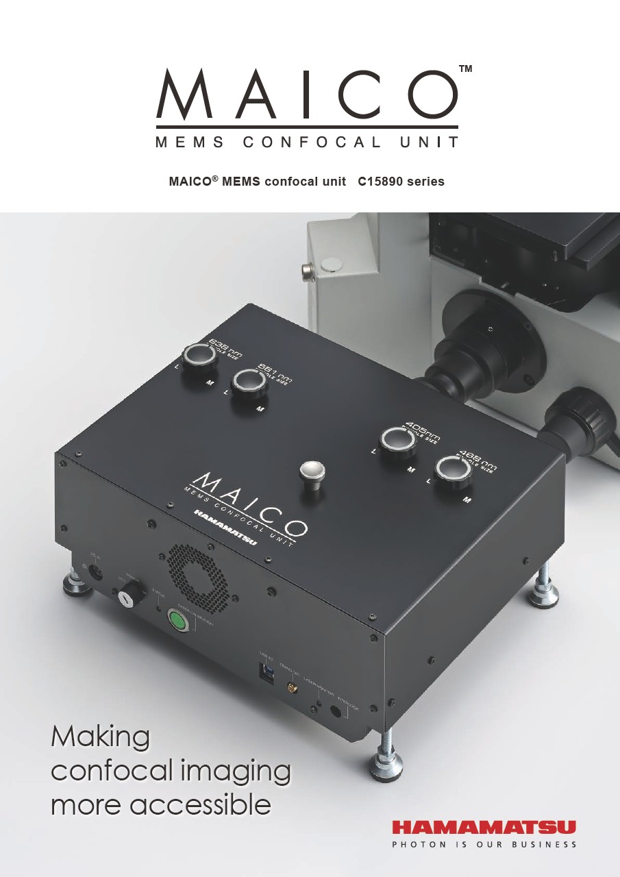 MAICO MEMS confocal unit C15890 series