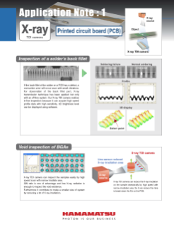 X-ray TDI camera Application Note:1 Printed circuit board (PCB)