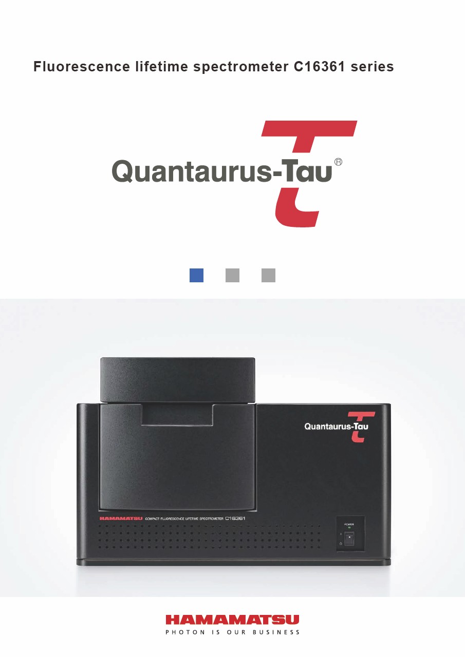 Quantaurus-Tau Fluorescence lifetime spectrometer C16361 series