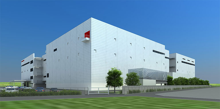 Artist’s rendering of Shingai Factory Building No. 3