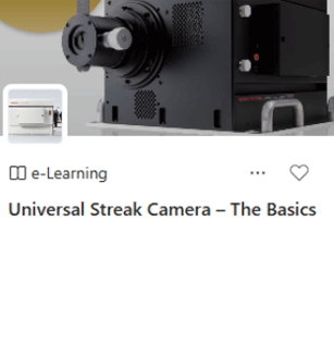 Universal Streak Camera - The Basics