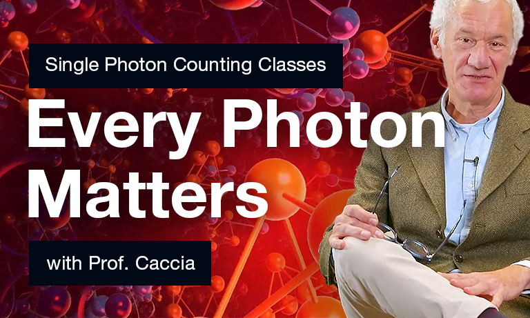 Every Photon Matters: Professor Caccia’s Single Photon Counting Classes