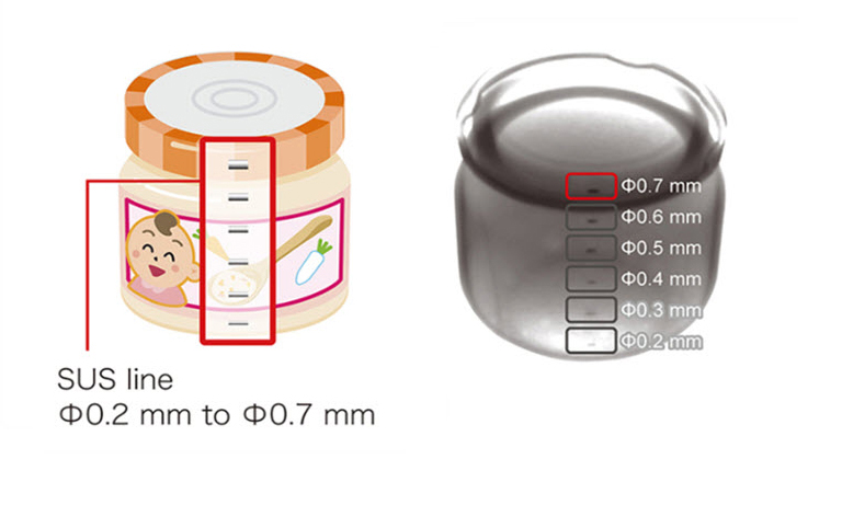 Baby food x-ray