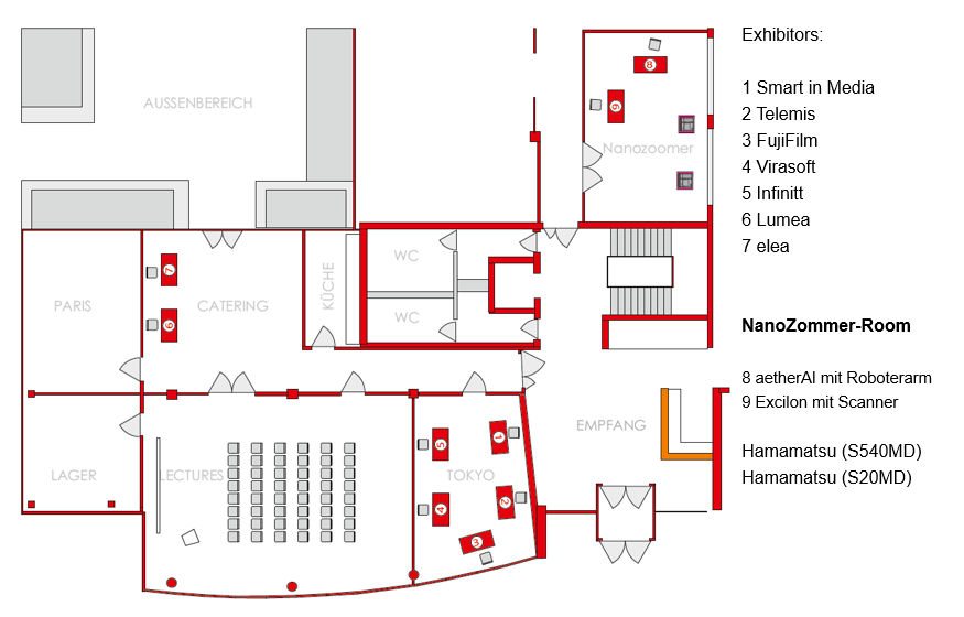 Digital Pathology Meeting 2026 - Booth Plan | Hamamatsu Photonics
