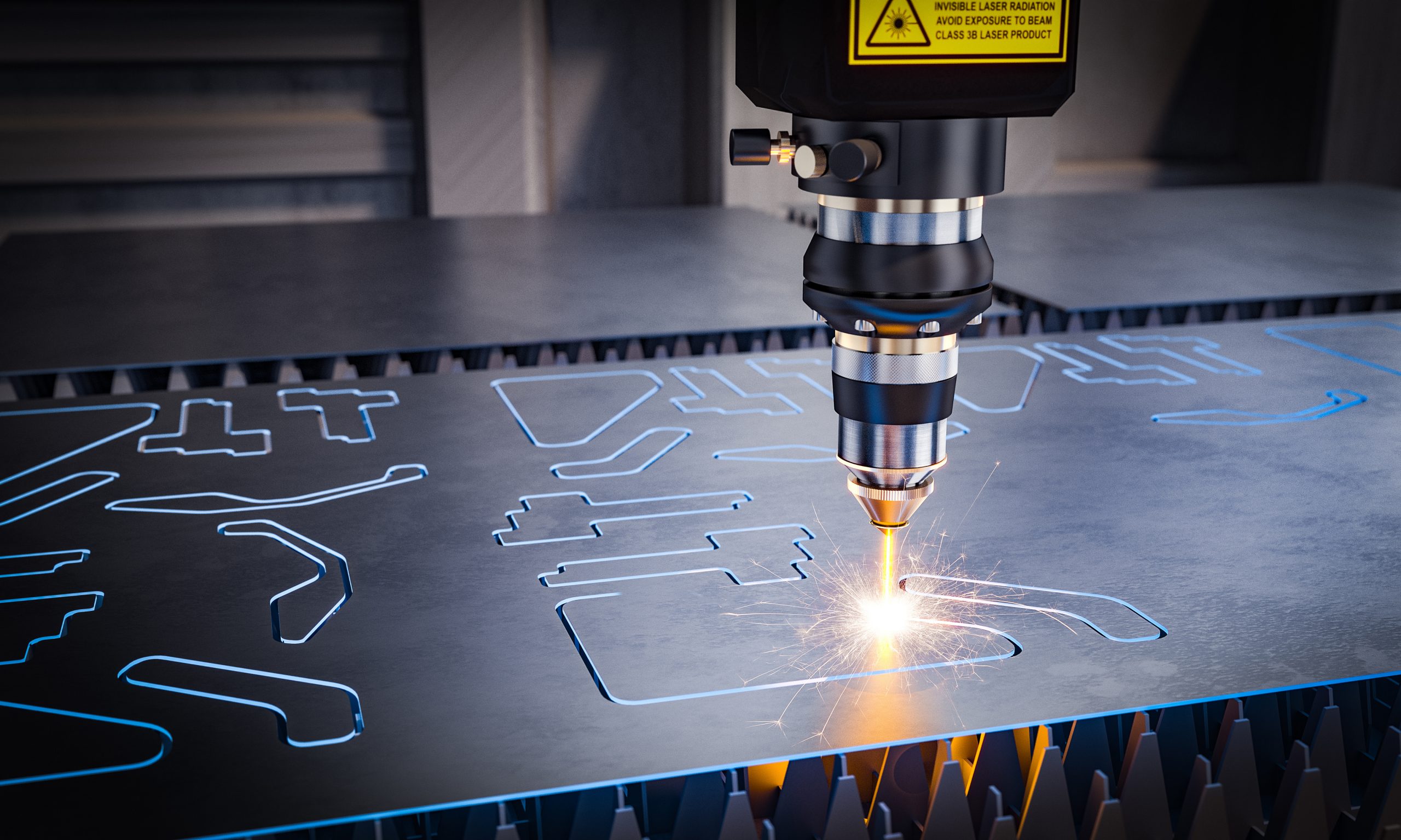Laser machinery for metal cutting