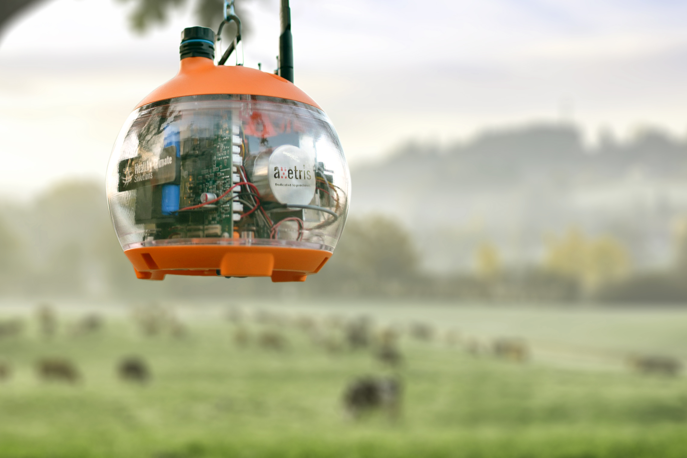 Axetris'integrated LGD Compact CH4 for outdoor CH4 monitoring