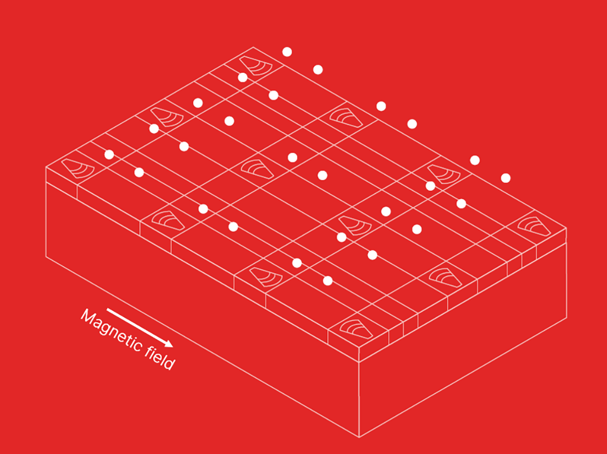Trap sketch with ion-array