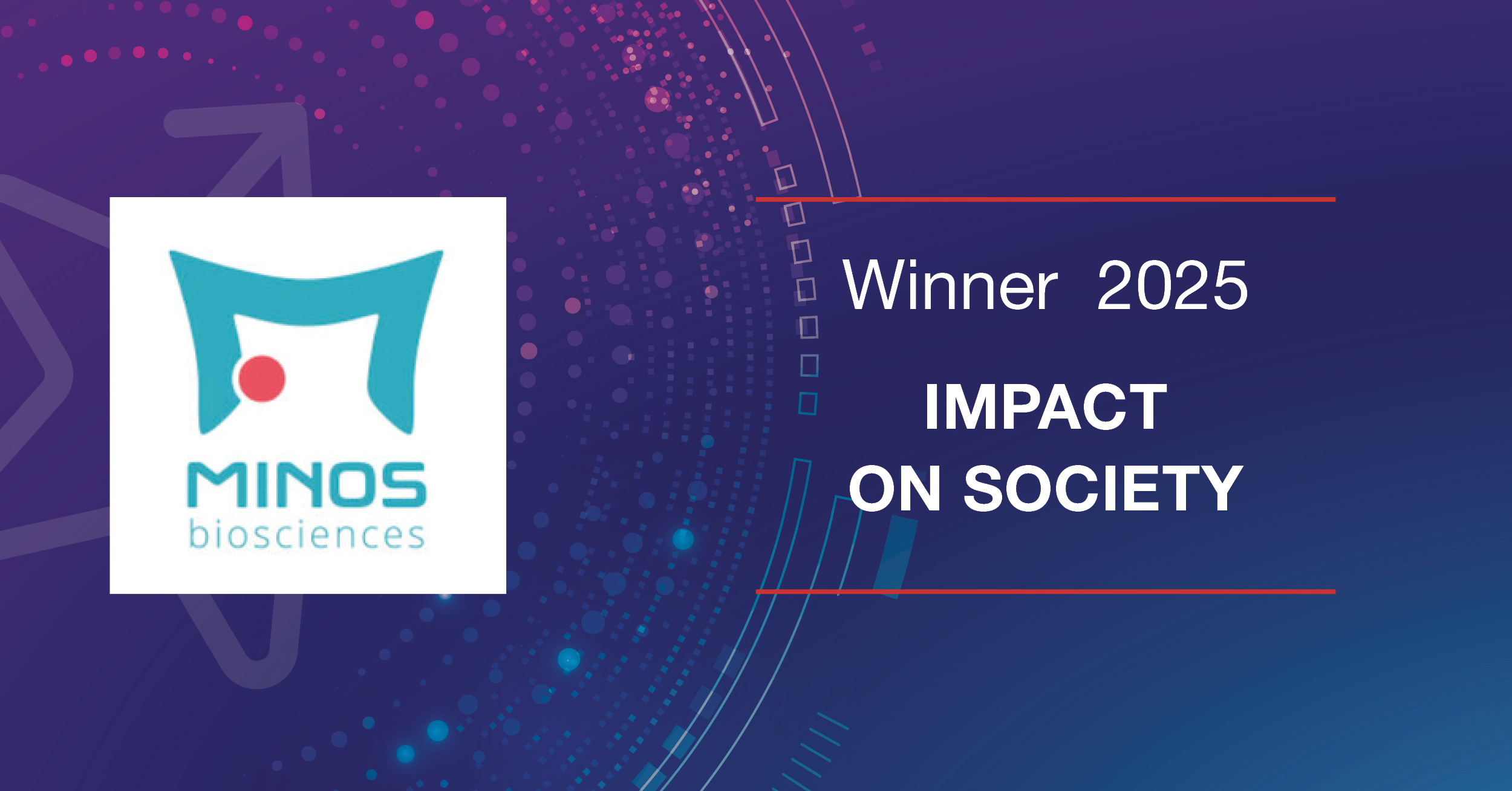 Winner 2025 Impact on Society: Minos Biosciences