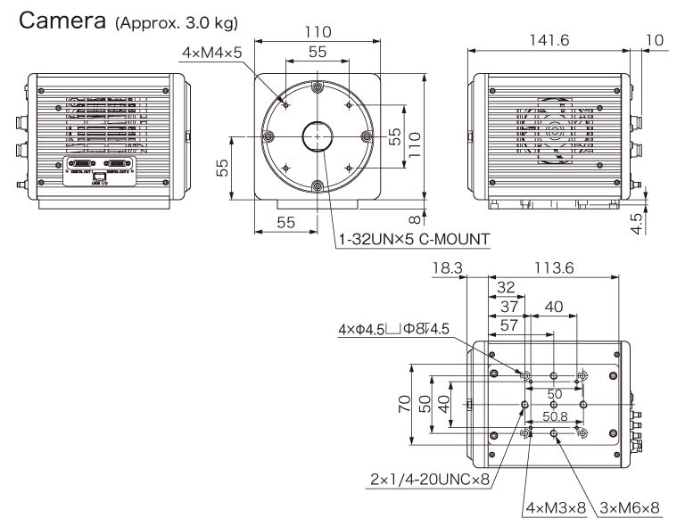 product dimensional outline