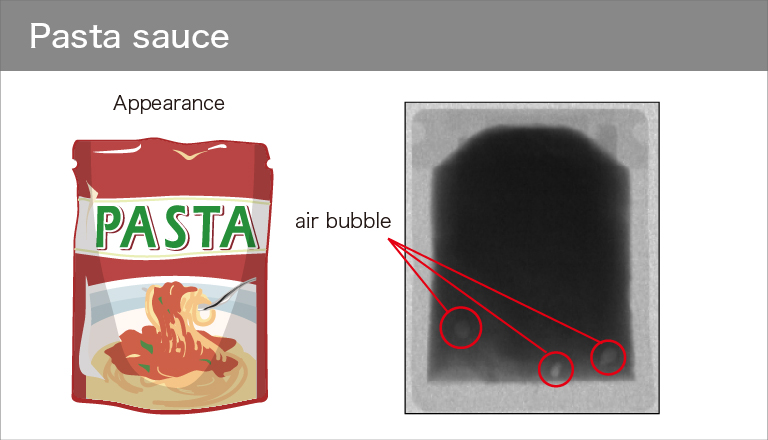 Image example of X-ray line scan camera