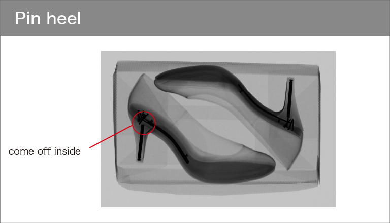 Image example of X-ray line scan camera