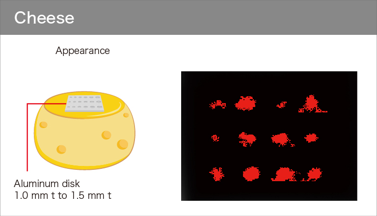Image example of X-ray line scan camera