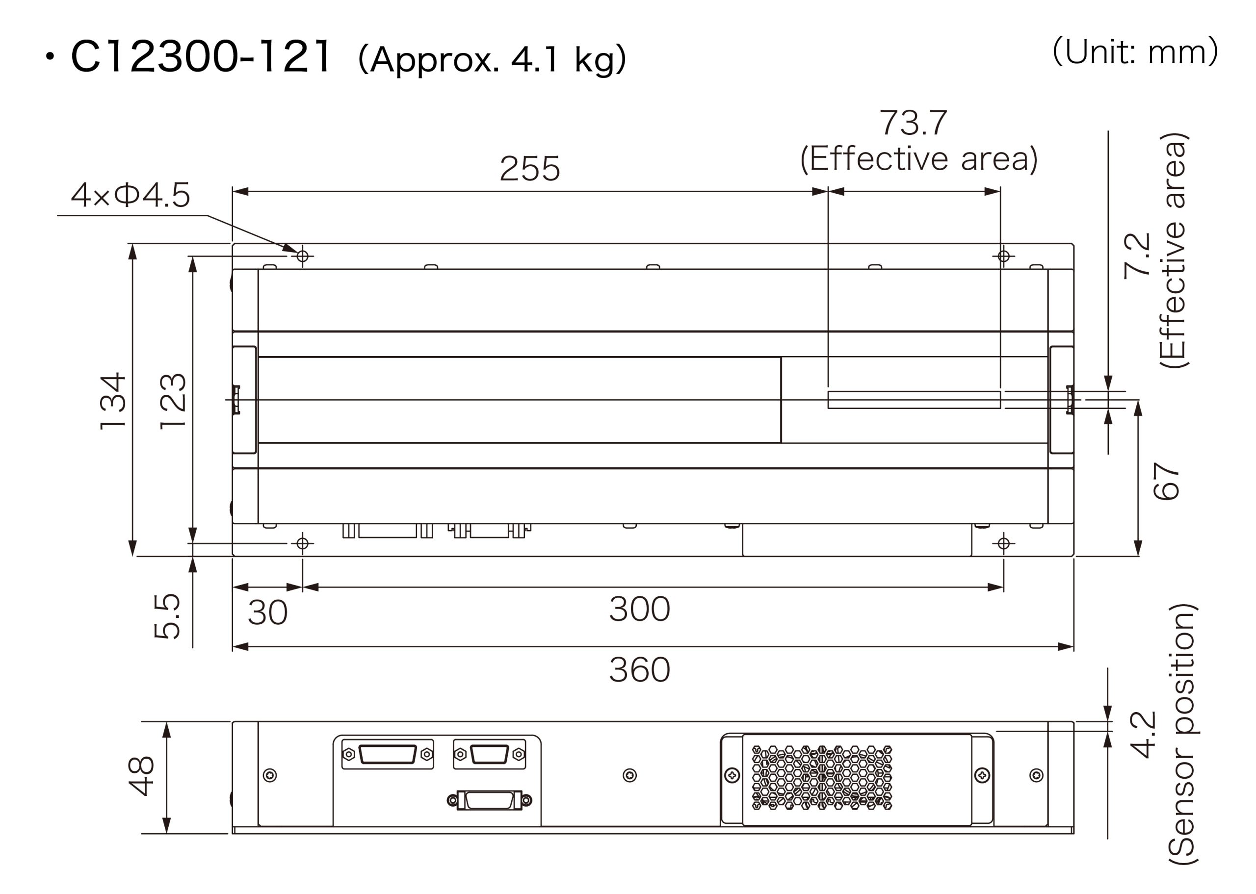c12300-121 dimensional outline