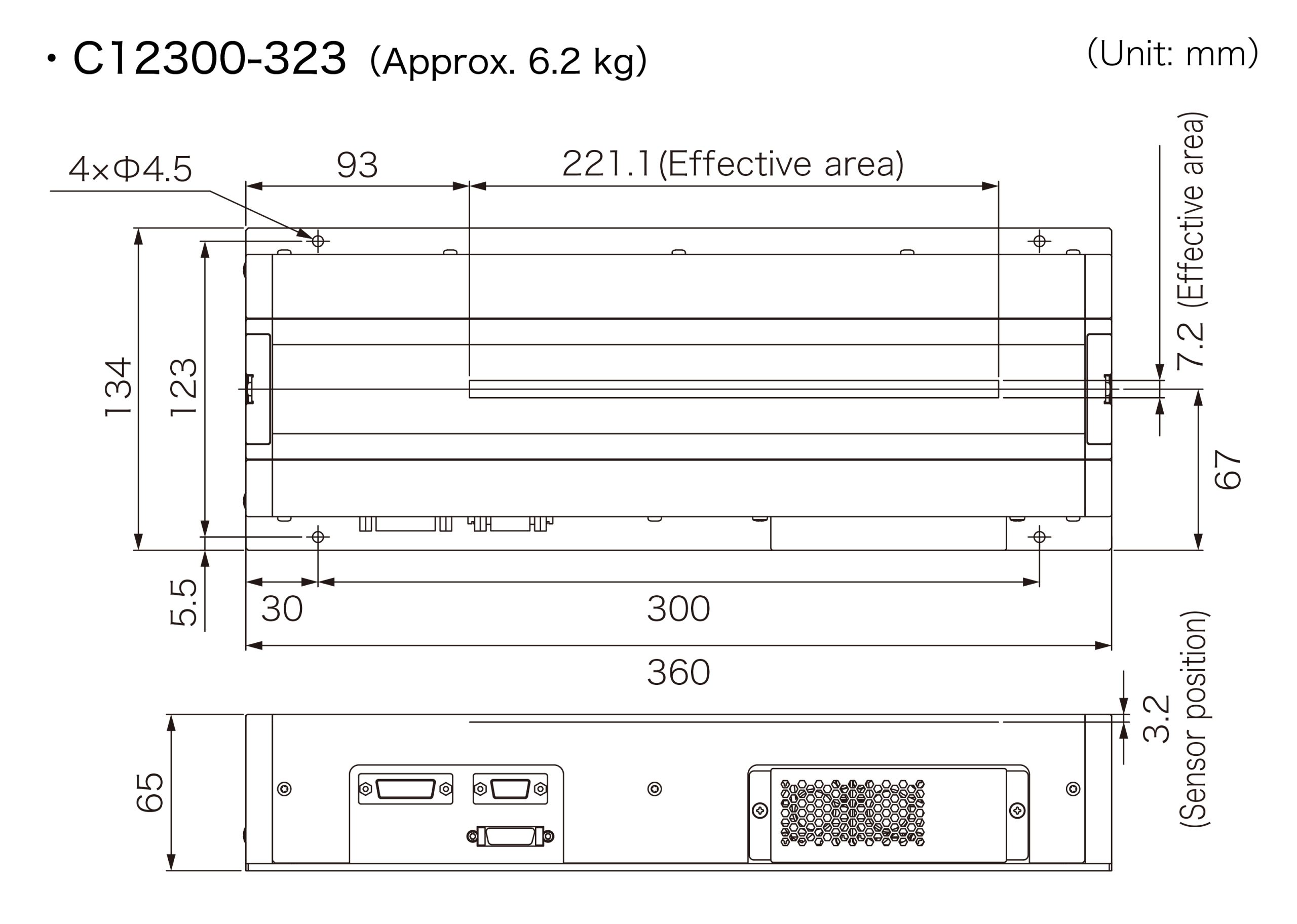 c12300-323 dimensional outline
