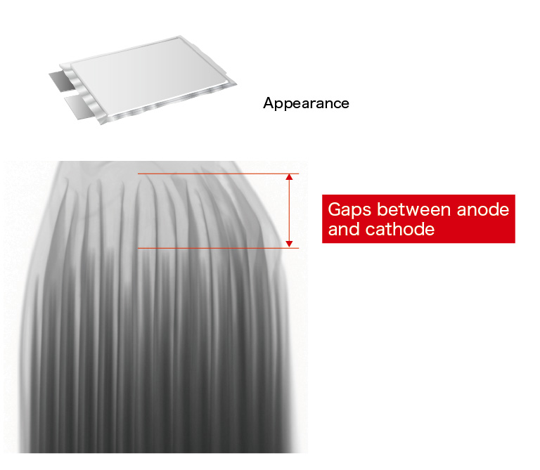 Image example of X-ray TDI camera