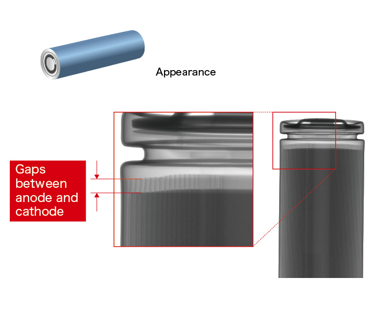 Image example of X-ray TDI camera