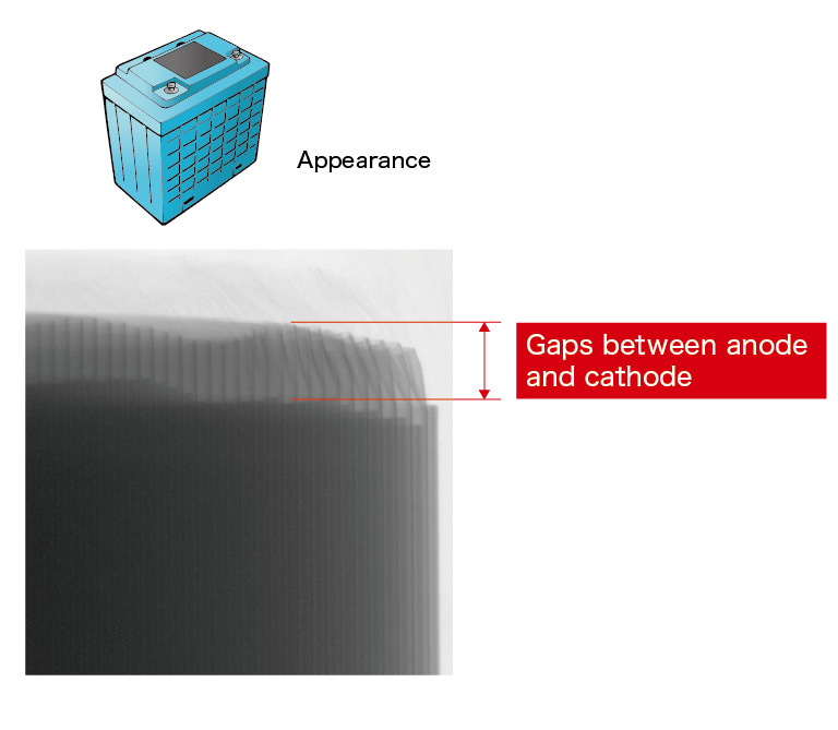 Image example of X-ray TDI camera