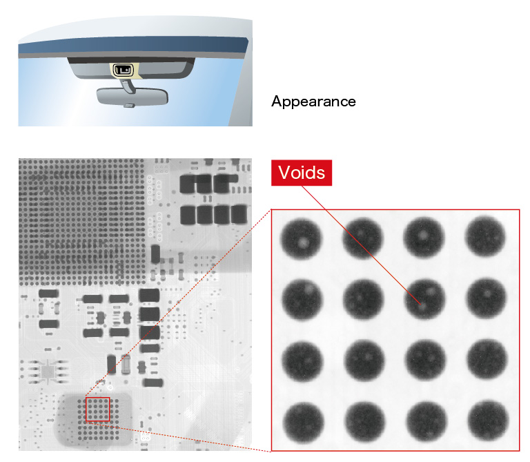 Image example of X-ray TDI camera