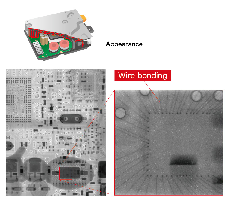 Image example of X-ray TDI camera