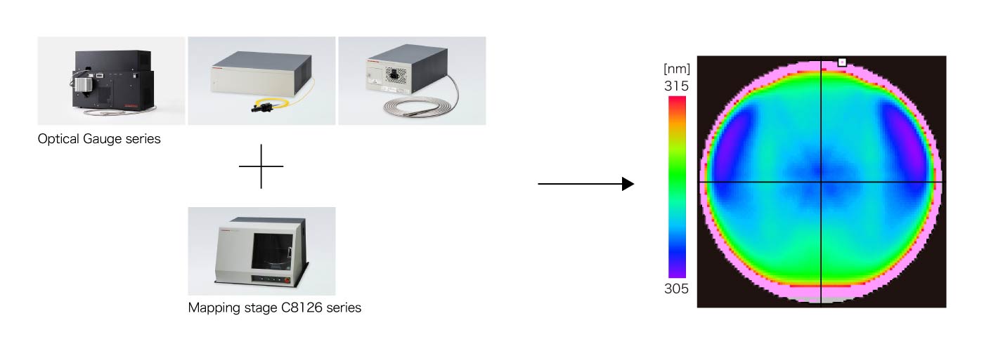 Film thickness mapping on wafer