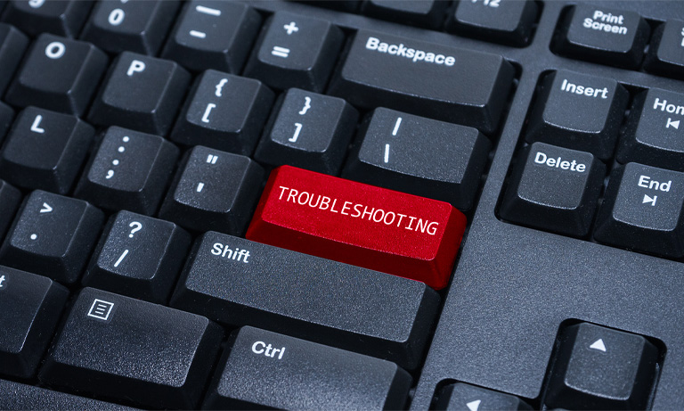 Camera troubleshooting guide