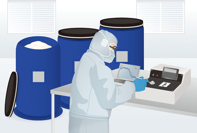 Quality evaluation of materials
