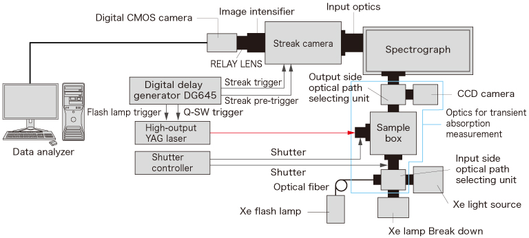 過渡吸収測定装置の構成例