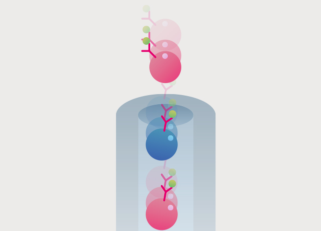 Flush cells into the flow system.