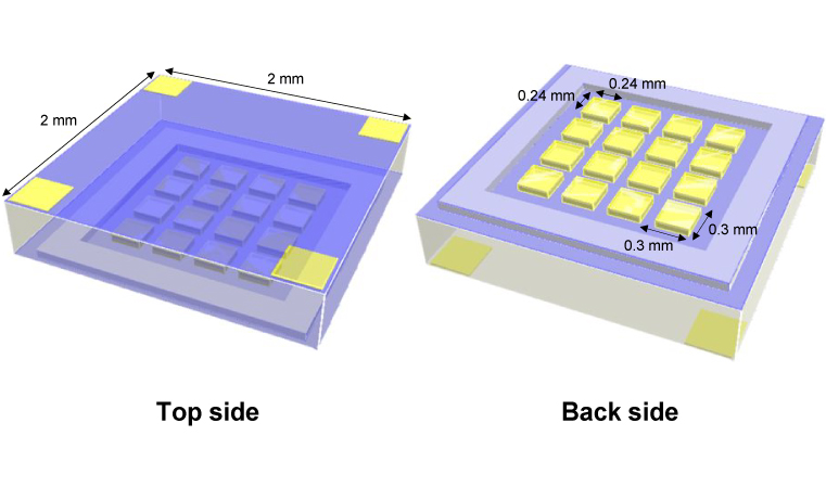 Fig. 9 Schematic of monolithic array