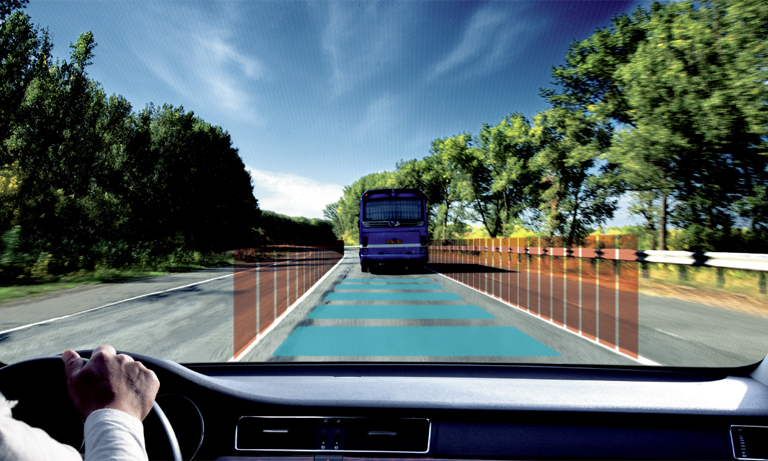 Opto-semiconductor devices for driving support systems