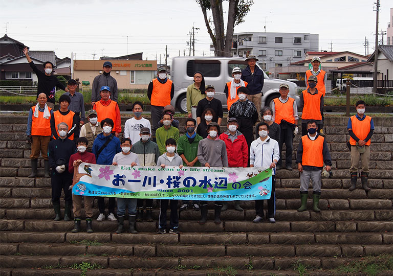 Cleanup campaign on the Toyoda River(2022)