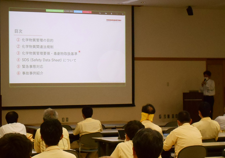 Chemical safety training