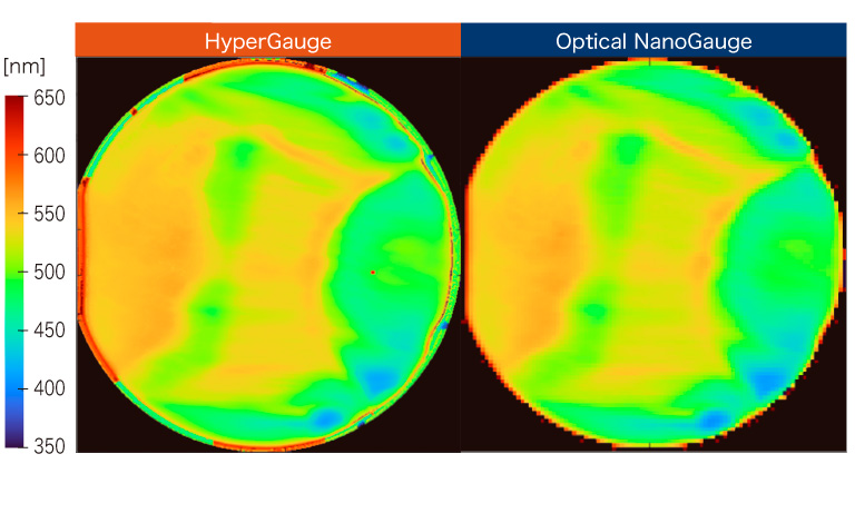 Small non-uniformity: SiO2 500 nm