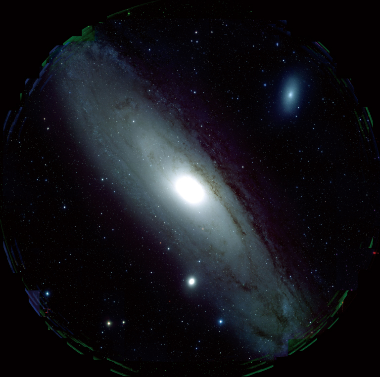 The Andromeda Galaxy (M31), captured by the Subaru Telescope (courtesy of NAOJ)