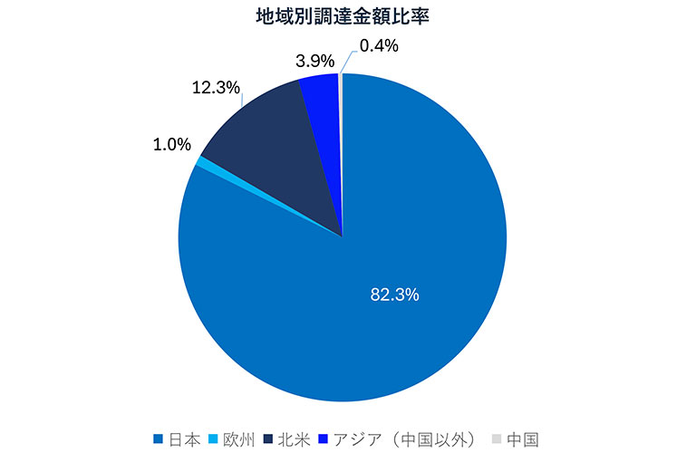 地域別調達金額比率