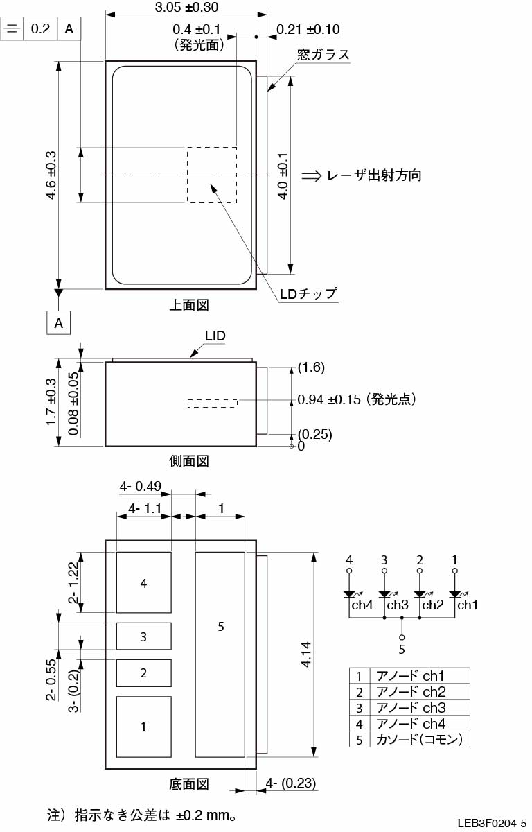 L15326-01 外形寸法図