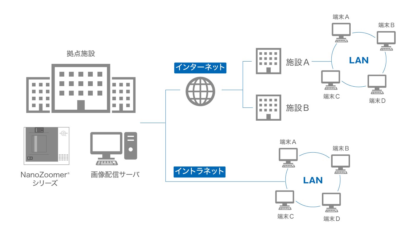 画像配信イメージ図