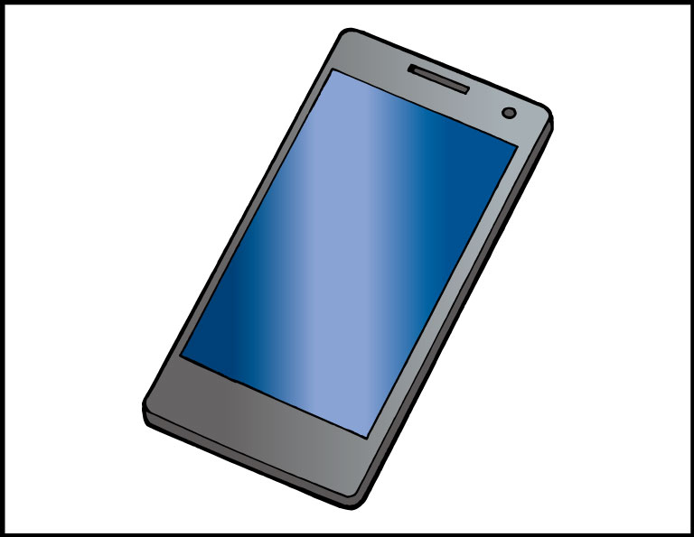 スマートフォン回路基板　イラスト