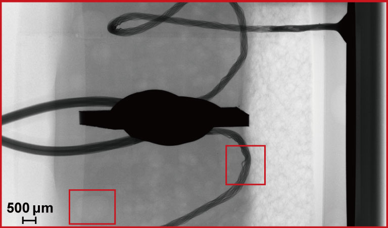運転支援システム 対障害物センサ　拡大　撮像事例