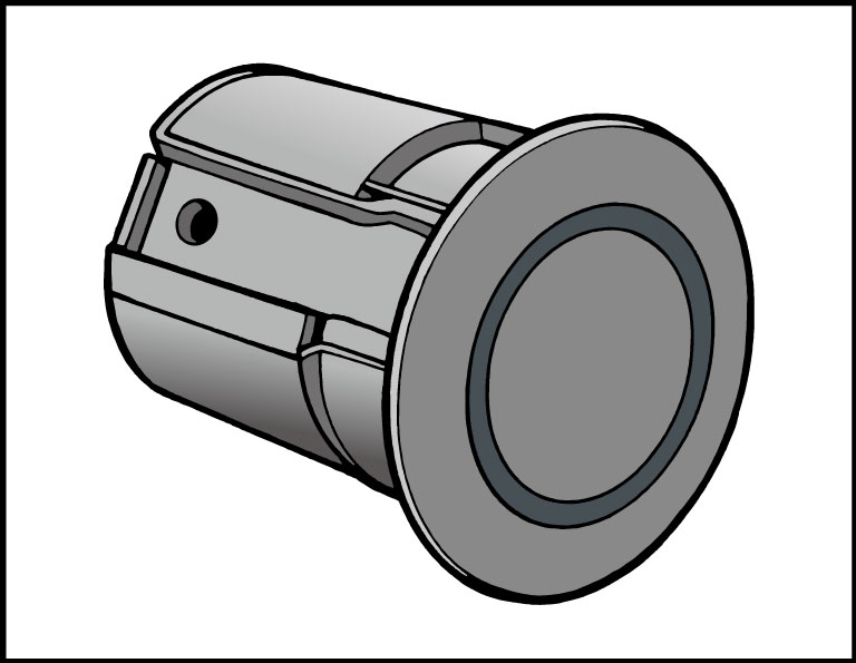 運転支援システム 対障害物センサ　イラスト
