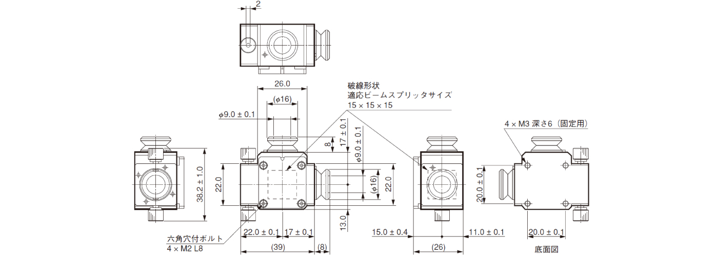 外形寸法図