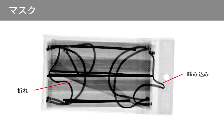 X線ラインセンサカメラ 撮像例