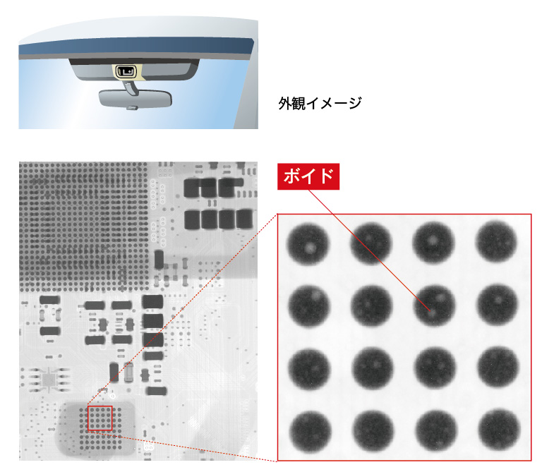 X線TDIカメラ 撮像例