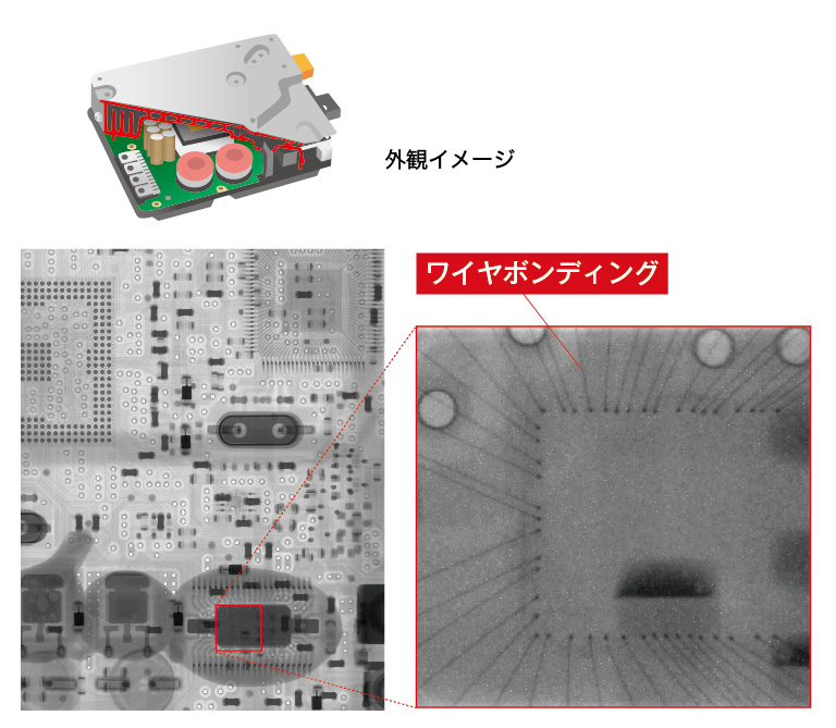 X線TDIカメラ 撮像例